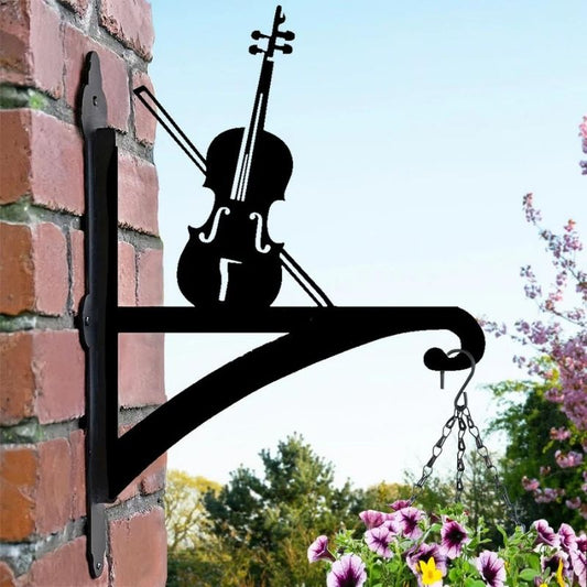 Violin Metal Hanging Bracket Plant Stand PS072