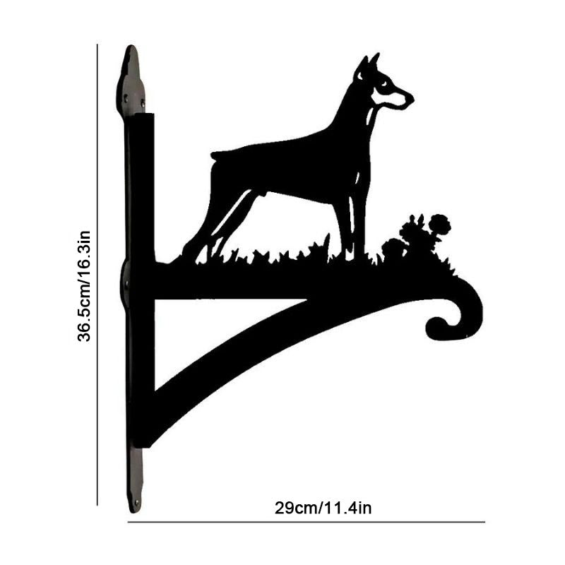 Doberman Metal Hanging Bracket Plant Stand PS039