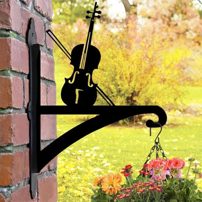 Violin Metal Hanging Bracket Plant Stand PS072