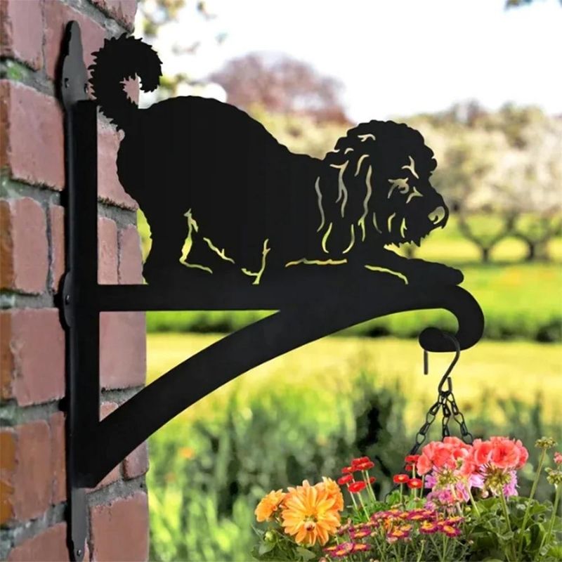 Cockapoo Metal Hanging Bracket Plant Stand PS043