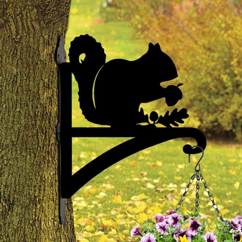 Squirrel Metal Hanging Bracket Plant Stand PS098