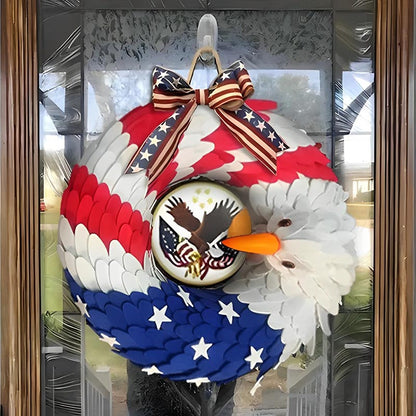 Handmade American Eagle Patriot Wreath