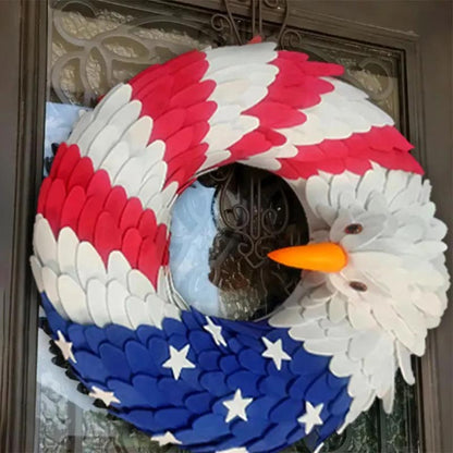 Handmade American Eagle Patriot Wreath