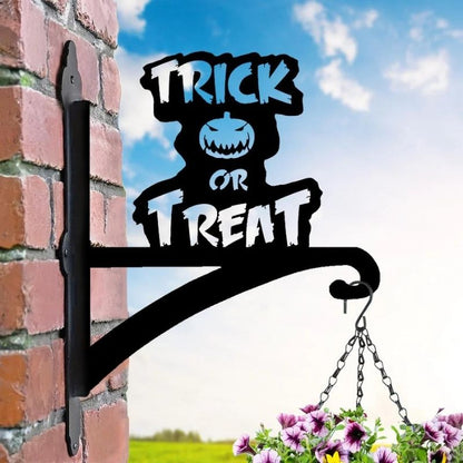 Trick or Treat Metal Hanging Bracket Plant Stand PS165