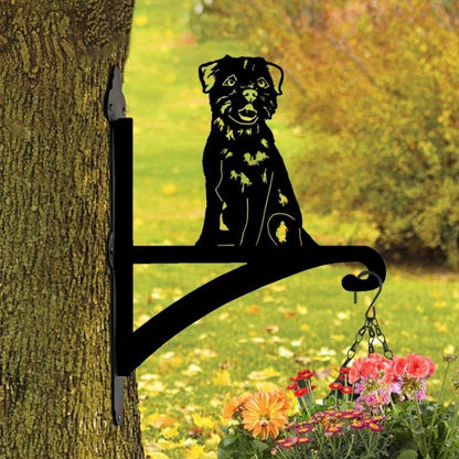 Border Terrier Metal Hanging Bracket Plant Stand PS144