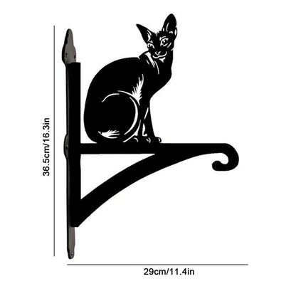 Sphynx Cat Metal Hanging Bracket Plant Stand PS120