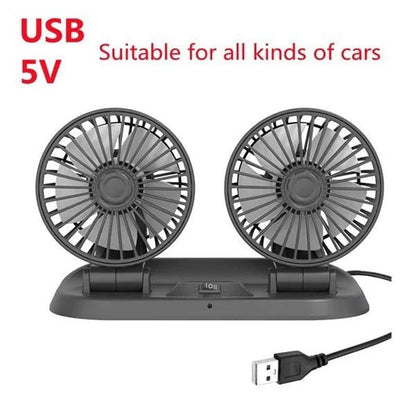 Newly Double Cooling Car Fan