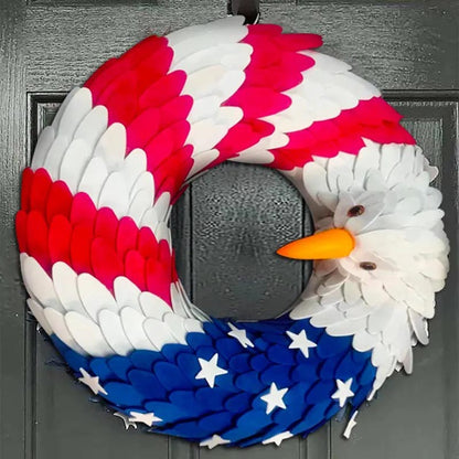 Handmade American Eagle Patriot Wreath