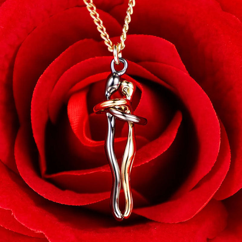 Metal Plating Hug Necklace - The Perfect Gift For Loved One