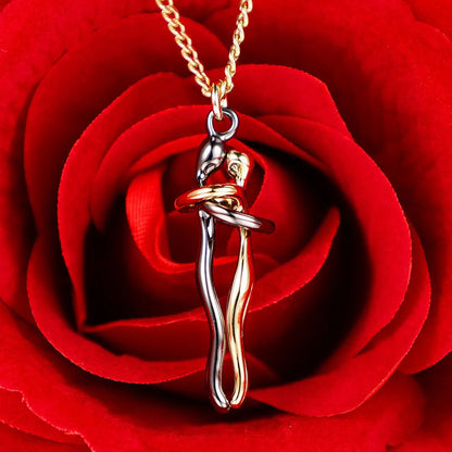 Metal Plating Hug Necklace - The Perfect Gift For Loved One