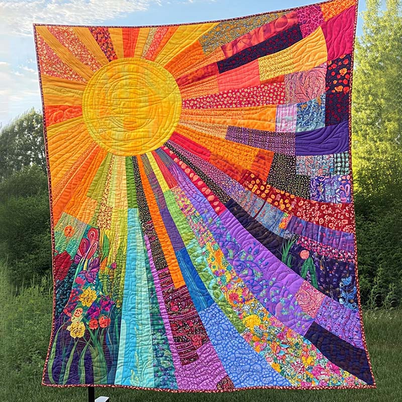 Cheerful Sunshine Blanket - D222 - Premium Blanket