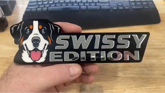 Swissy Car Badge Laser Cutting Car Emblem CE057