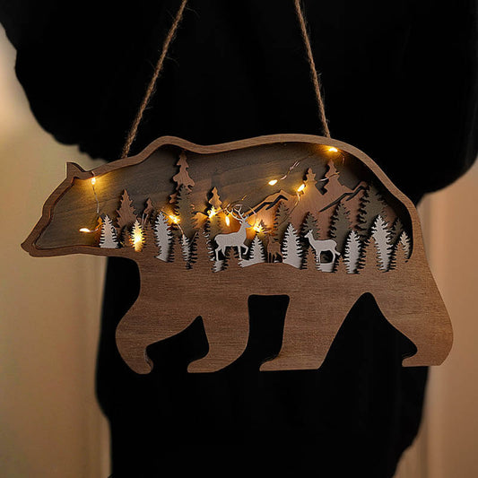 Brown Bear Carving Handmade Gifts