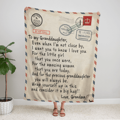 To My Granddaughter - From Grandma - I Want You To Know G016 - Premium Blanket