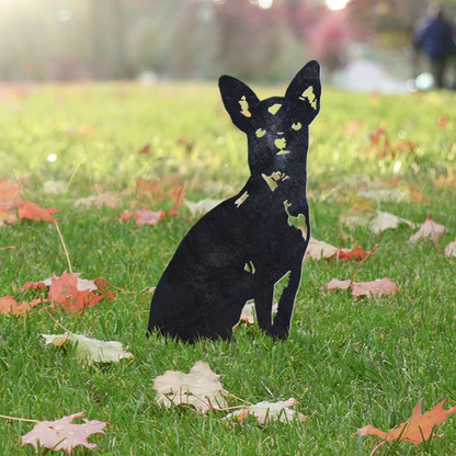 Chihuahua Metal Silhouette