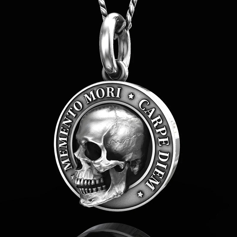 Memento Mori Skull Pendant