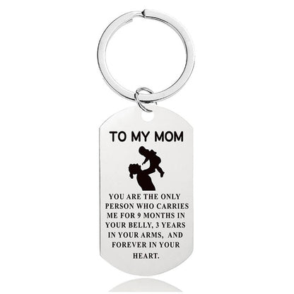 To My Mom - You Are The Only Person - Inspirational Keychain - A917