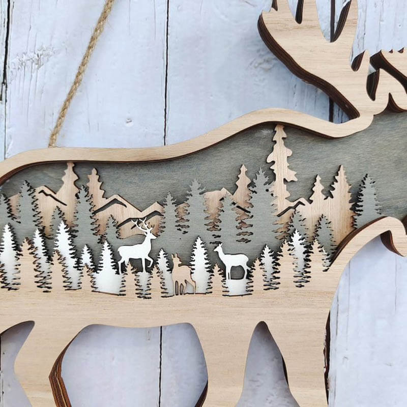 Deer Carving Handmade Gifts