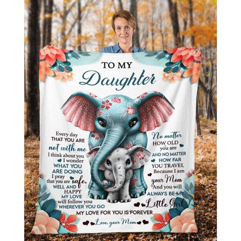 To My Daughter - From Mom - A335 - Premium Blanket
