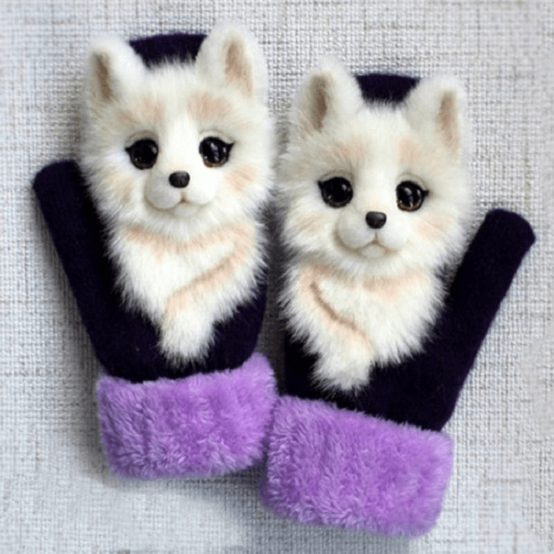 Hand-knitted Animal Mittens 【BUY 2 FREE SHIPPING】