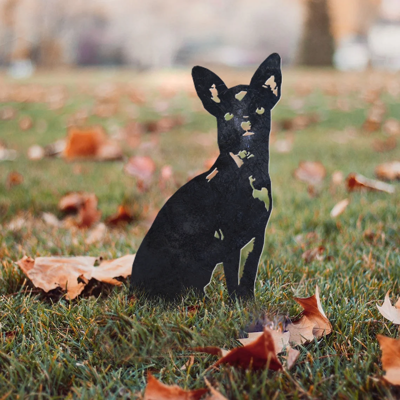 Chihuahua Metal Silhouette