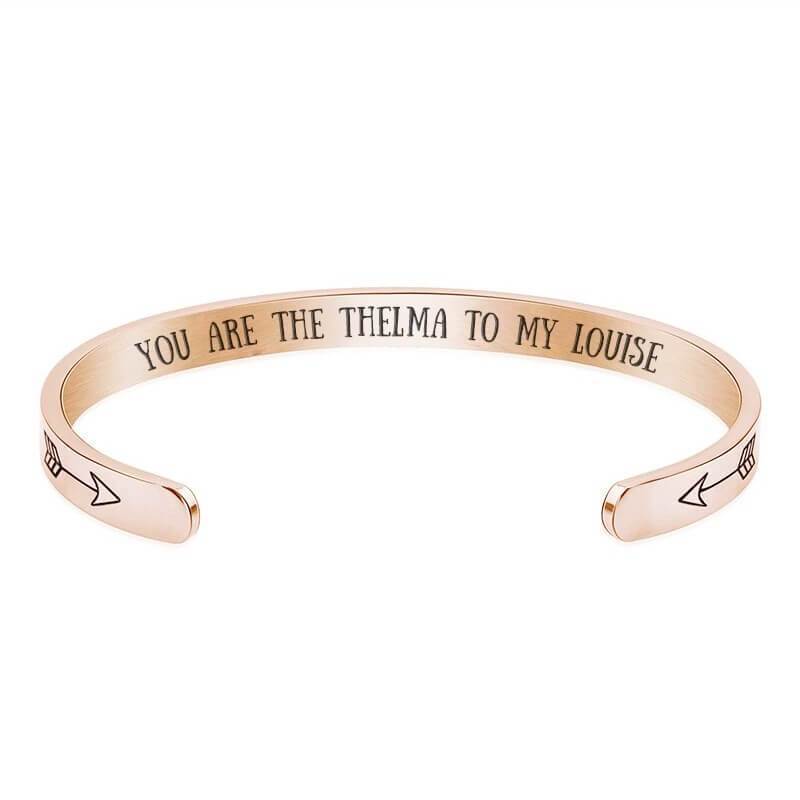 "You Are The Louise To My Thelma" & "You Are The Thelma To My Louise" Bracelet