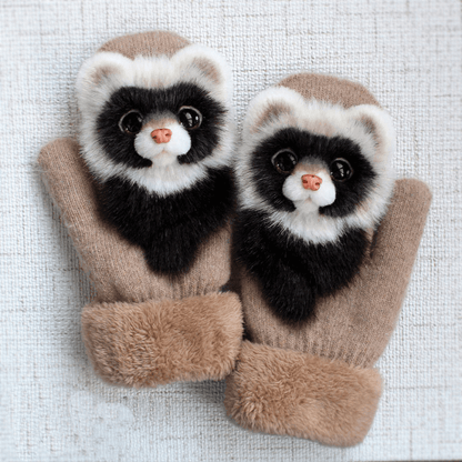 Hand-knitted Animal Mittens 【BUY 2 FREE SHIPPING】