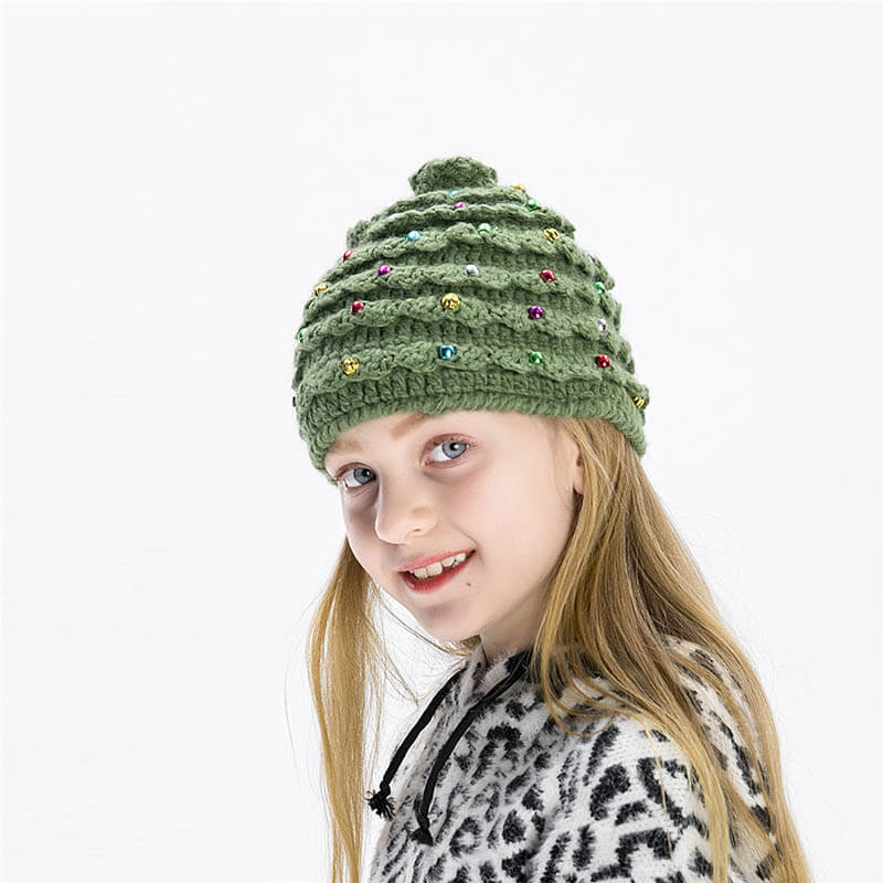 Christmas Tree Winter Warm Knitted Hat