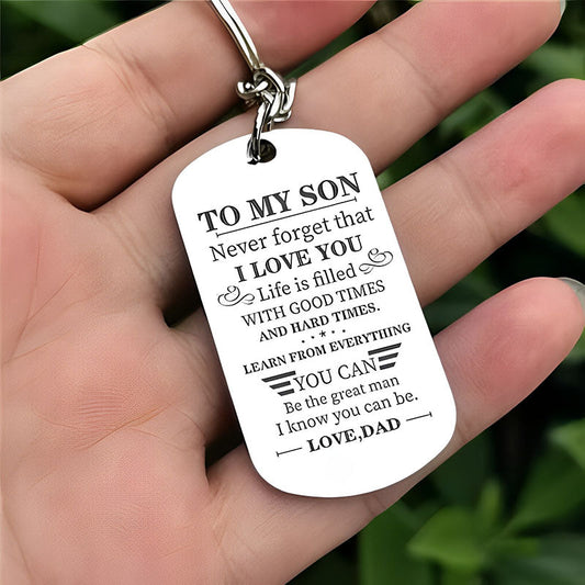 Be The Great Man/Woman - Inspirational Keychain