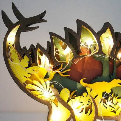 Stegosaurus Carving Handcraft Gift