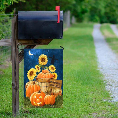 Pumpkins for Sale - Sunflowers Flag