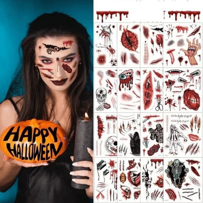 Halloween Tattoo – 🎃Halloween Prank Makeup Temporary Tattoo🎃