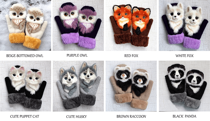 Hand-knitted Animal Mittens 【BUY 2 FREE SHIPPING】