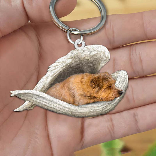 Sleeping Angel Acrylic Keychain Norfolk Terrier SA148