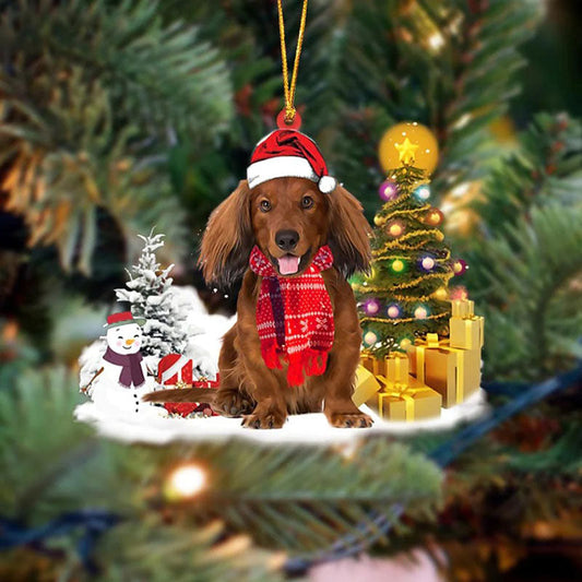 Dachshund Christmas Ornament SM041