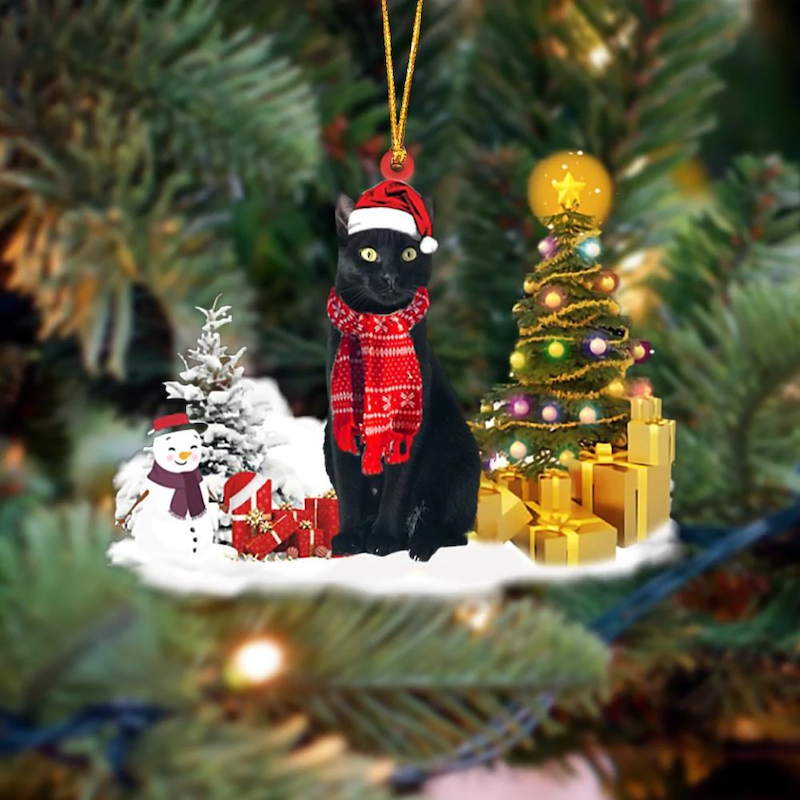 Bombay Cat Christmas Ornament SM100