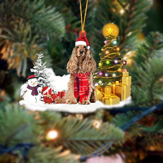 Cocker Spaniel Christmas Ornament SM130