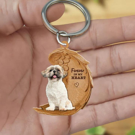 Shih Tzu Forever In My Heart Acrylic Keychain FK047