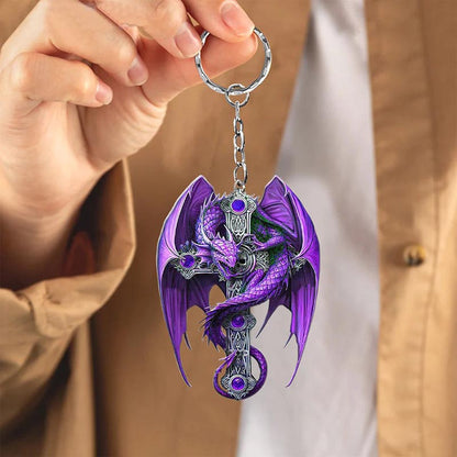 Gift For Dragon Lover Acrylic Keychain DK001