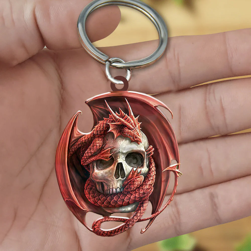 Gift For Dragon Lover Acrylic Keychain DK007
