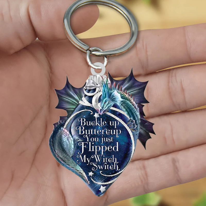 Gift For Dragon Lover Acrylic Keychain DK012