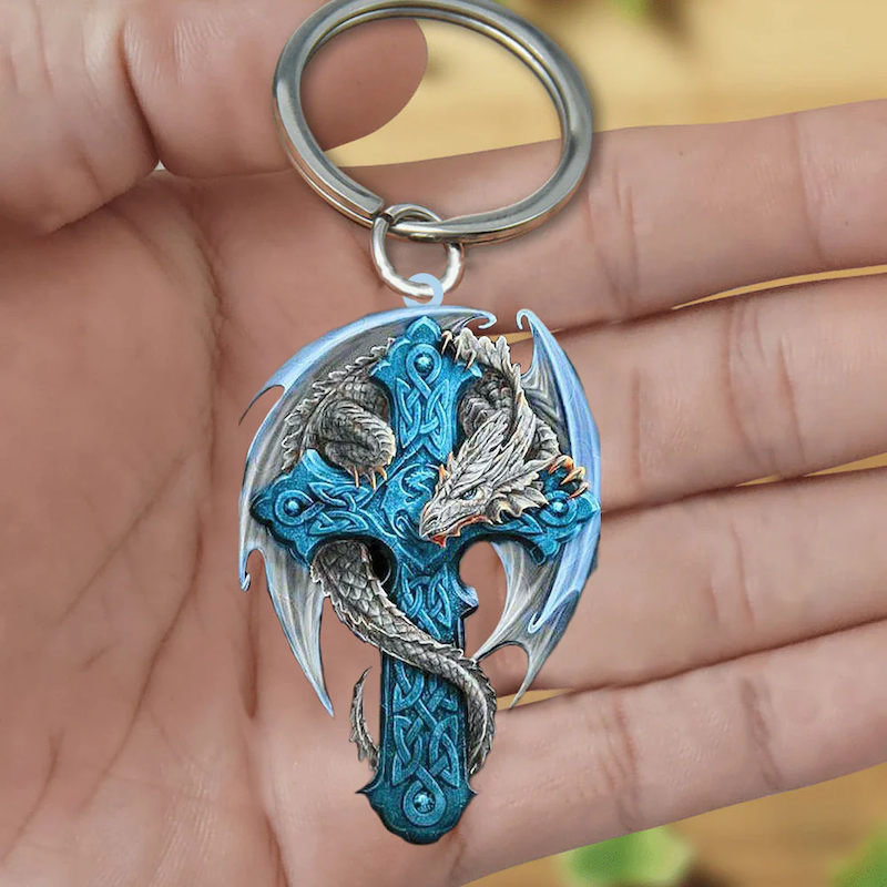 Gift For Dragon Lover Acrylic Keychain DK021