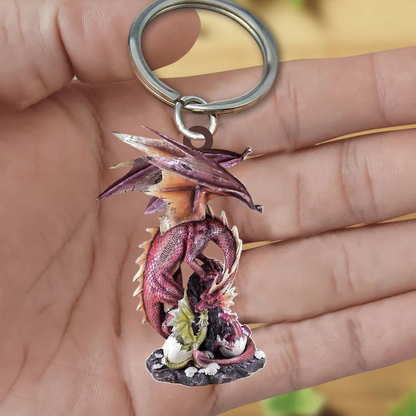 Gift For Dragon Lover Acrylic Keychain DK036