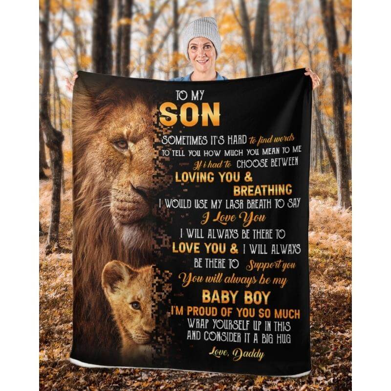 To My Son - From Dad - A322 - Premium Blanket