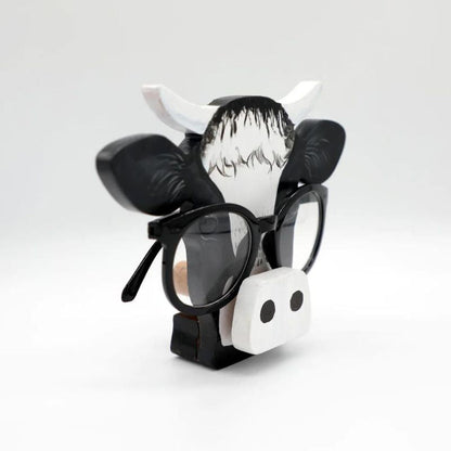 Handmade Glasses Stand Cow