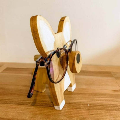 Handmade Glasses Stand Corgi