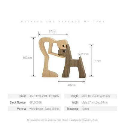 Pet Lover Gifts Wood Sculpture