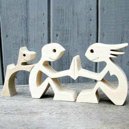 Pet Lover Gifts Wood Sculpture