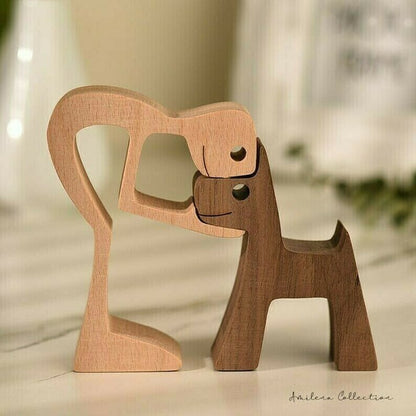 Pet Lover Gifts Wood Sculpture