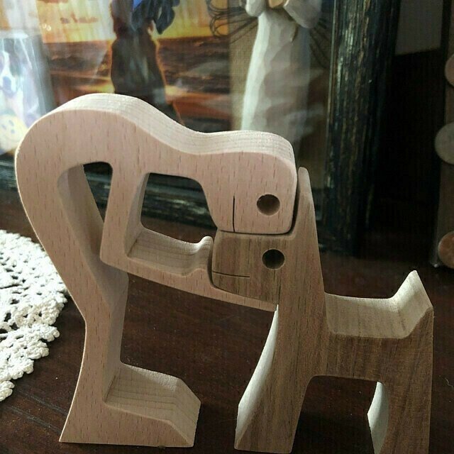 Pet Lover Gifts Wood Sculpture